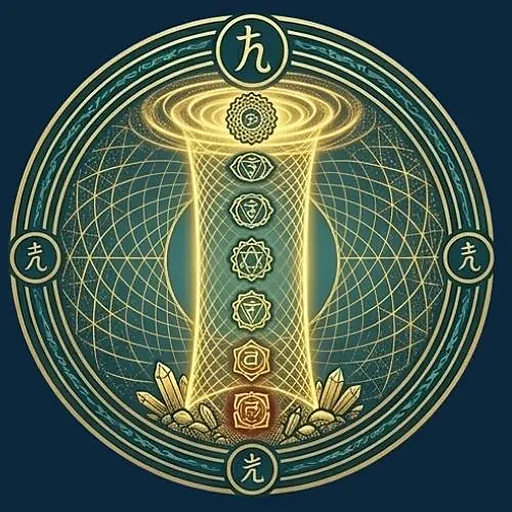 Understand the seven chakras icon